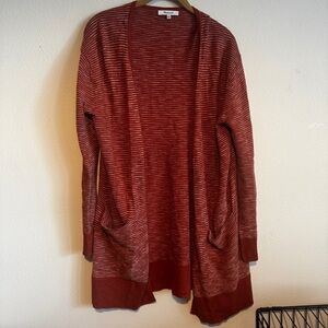 Madewell Summer Ryder Orange Lightweight Cardigan Sz xxs cozy casual teen fall